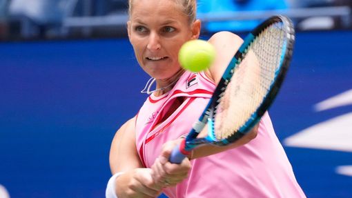 Karolína Plíšková ve čtvrtfinále US Open 2022.