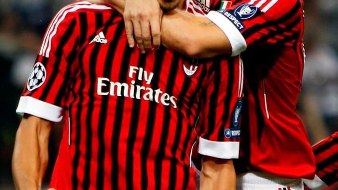 Zlatan Ibrahimovič měl prsty v obou brankách AC Milán