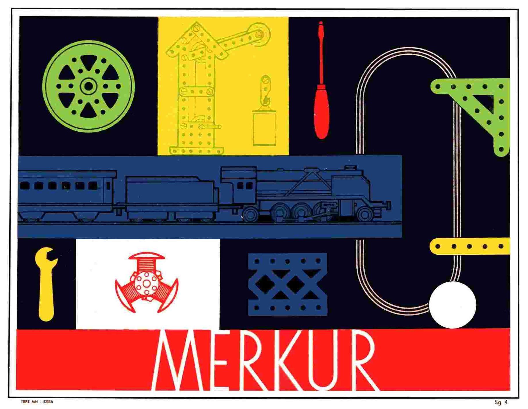 obal merkur stavebnice po roce 1963