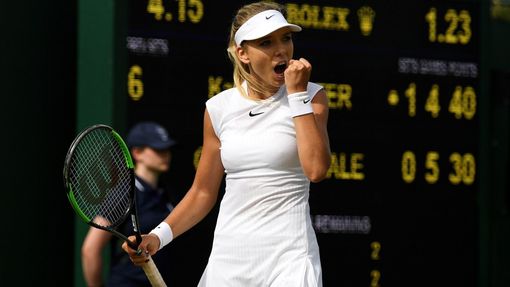 Katie Boulterová na Wimbledonu.
