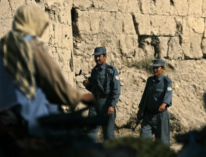 afghánská policie