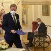Petr Fiala a Miloš Zeman v Lánech jmenování premiérem