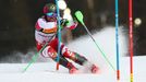 Marcel Hirscher při slalomu na MS 2019 ve Švédsku.