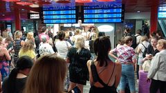 Hlavní nádraží zpoždění vlaky výpadek proudu balckout