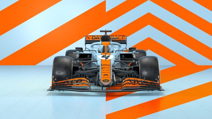 McLaren v barvách Gulf pro VC Monaka F1 2021