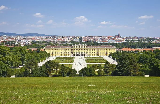 barokní zámek Schönbrunn ve Vídni