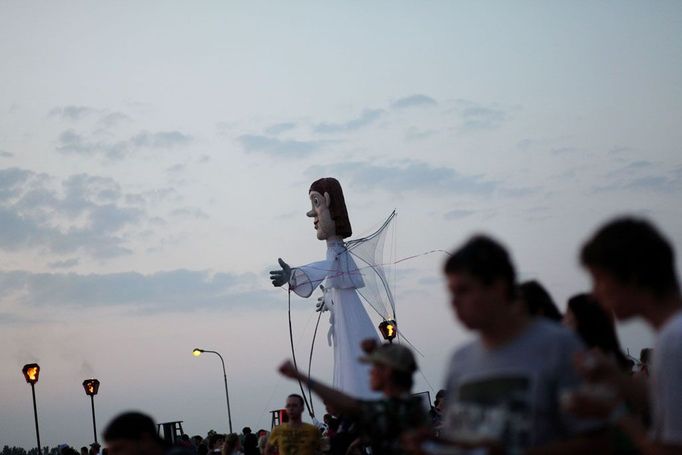 Účastníci festivalu přišli různě vybavení.