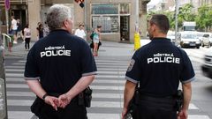 Policie, Městská policie hl. města Prahy, policisté, obchůzka, ilustrační foto