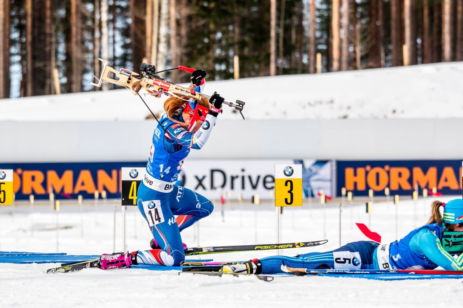 SP Kontiolahti, smíšená štafeta dvojic: Gabriela Koukalová