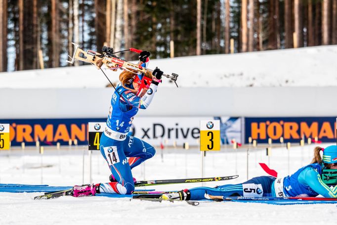 SP Kontiolahti, smíšená štafeta dvojic: Gabriela Koukalová