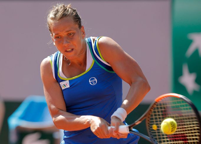 Barbora Strýcová ve 2. kole French Open.