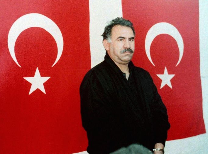 Vůdce PKK Abdulláh Ocalan na snímku z roku 1999.