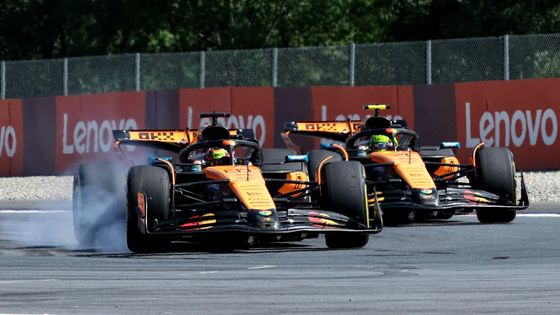 Oscar Piastri, McLaren a Lando Norris ,McLaren ve VC Rakouska F1 2025