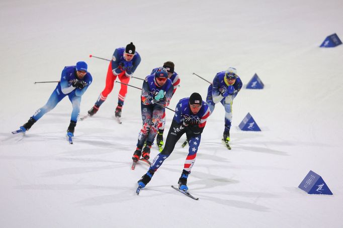 Luděk Šeller ve čtvrtfinále mužského sprintu.