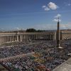 Faithful attend Mass in St. Peter's Square
