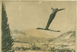 Osvědčení pro Emericha Ratha z mistrovství Německa a Rakouska v lyžování z roku 1925.