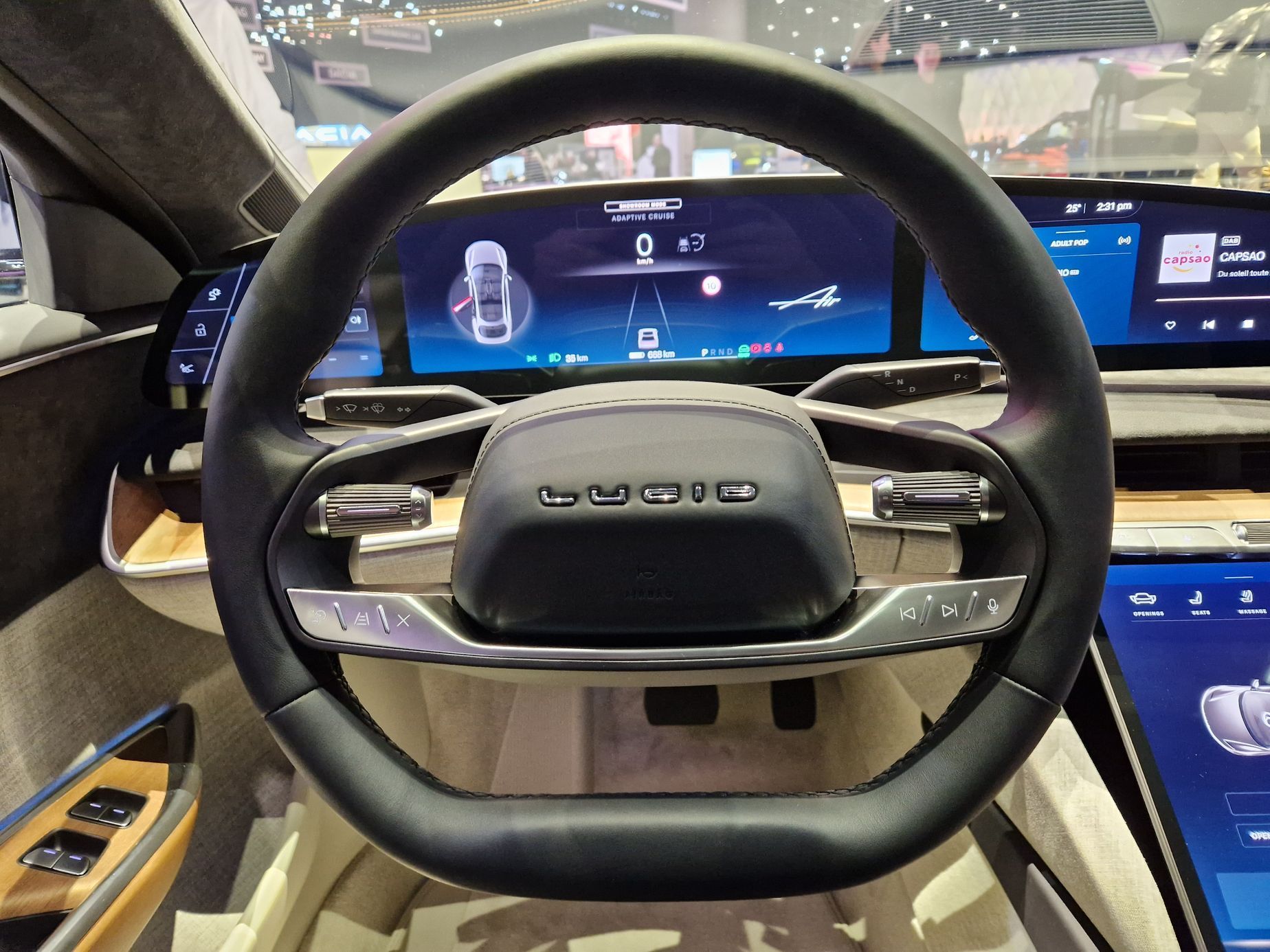 Lucid Air živě Ženeva