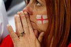 Angličtí fanoušci čekali na gól marně, houževnatí Slováci neváhali pro bod cedit krev