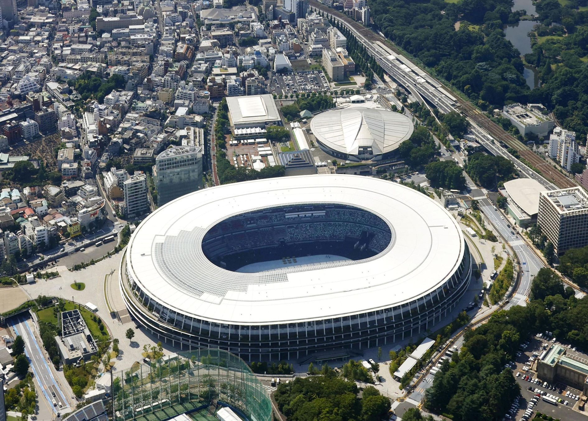 japonsko tokio olympijské hry OH národní stadion