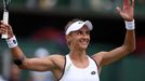 Lesja Curenková na Wimbledonu 2022