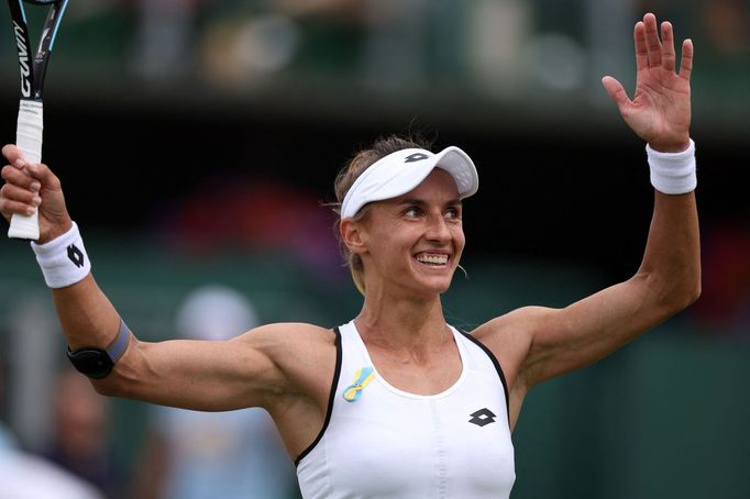 Lesja Curenková na Wimbledonu 2022