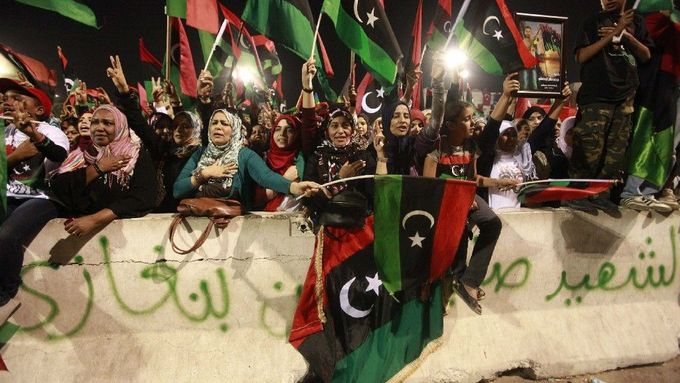 Takto se v říjnu 2011 slavilo v Tripolisu.