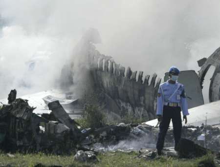 Nehoda letadla - Indonésie