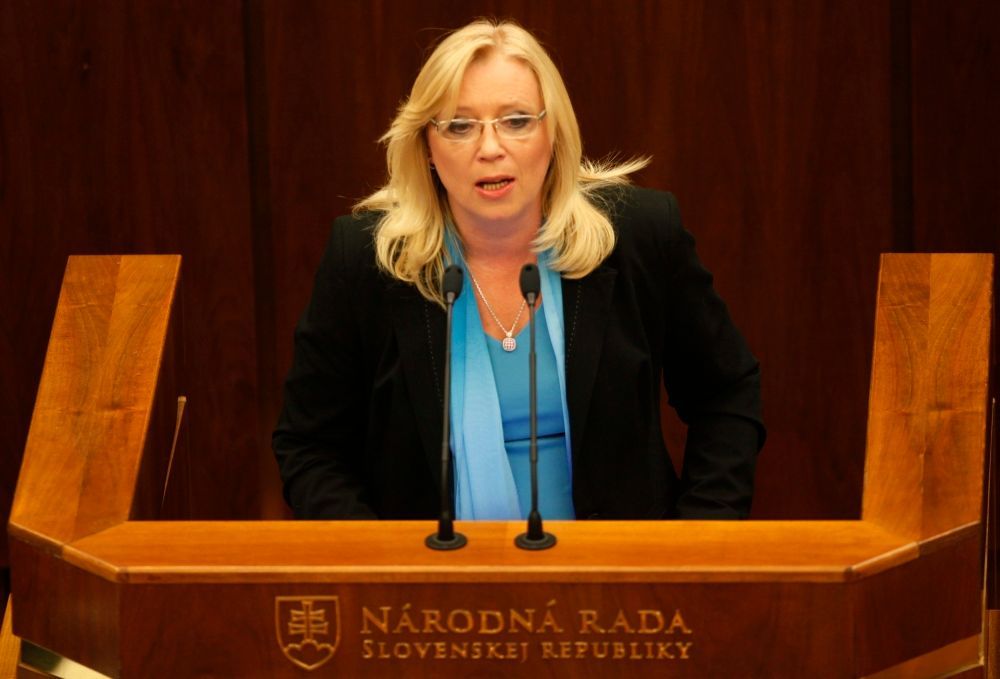 Iveta Radičová v parlamentu