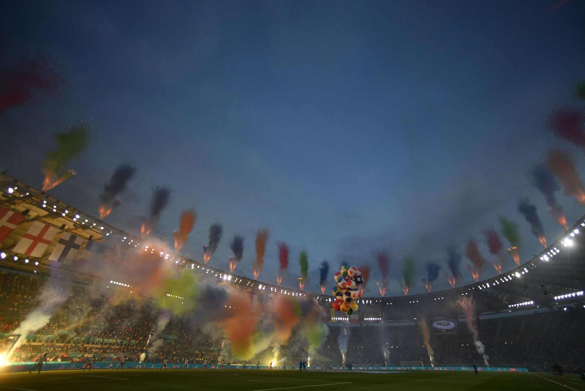 Zahajovací ceremoniál Euro 2020 v Římě