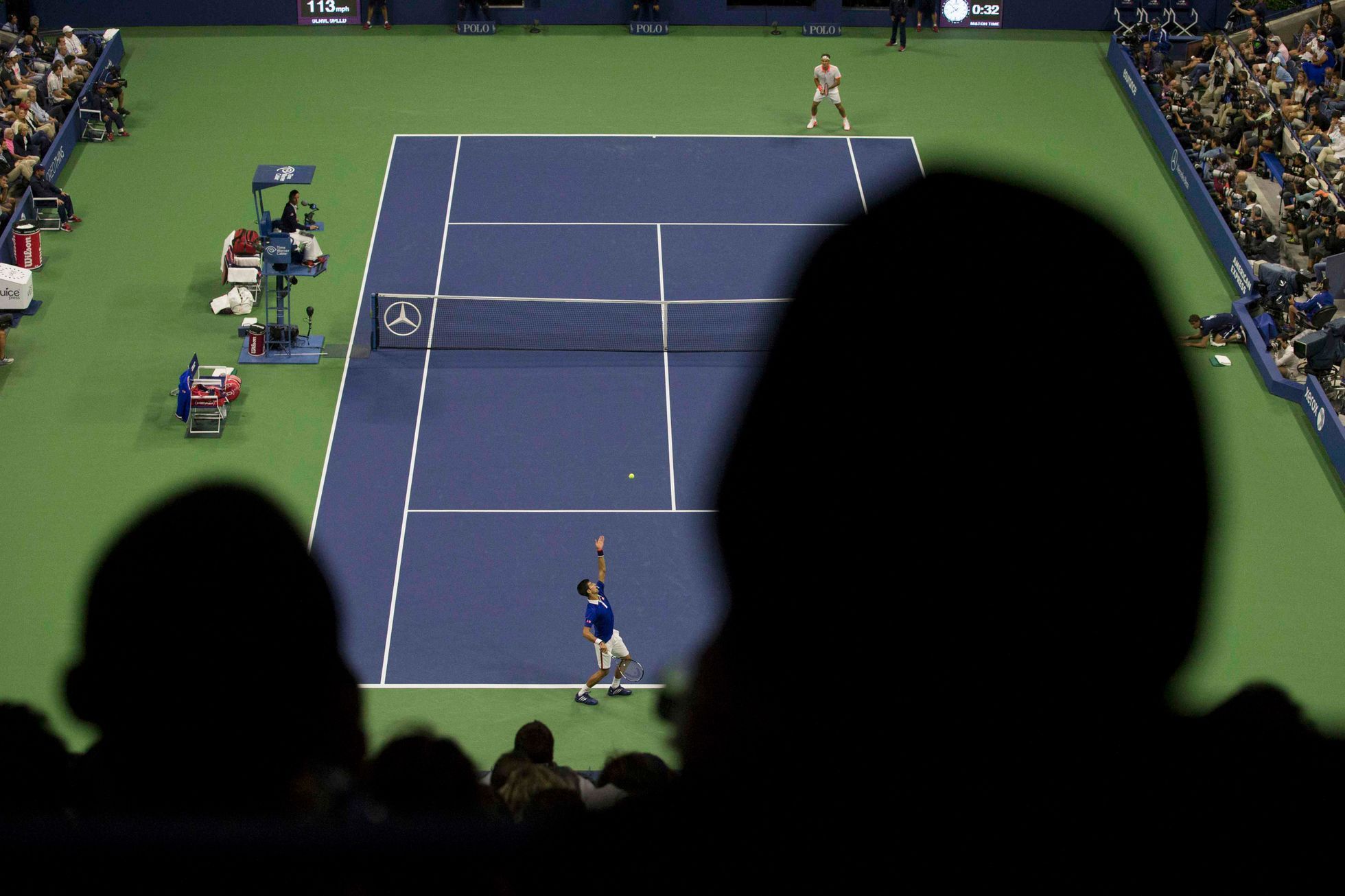 US Open 2015, finále: Novak Djokovič a Roger Federer