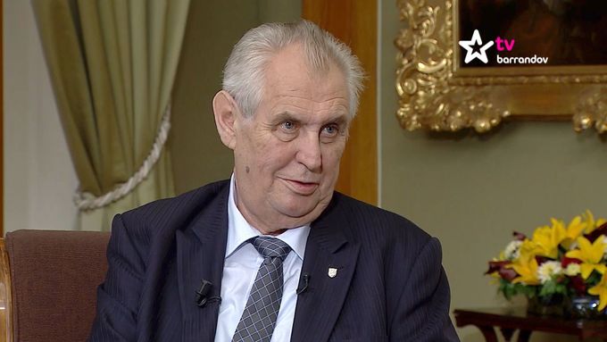 Miloš Zeman se za své výroky o anexi Krymu nehodlá omlouvat, řekl to v pořadu TV Barrandov