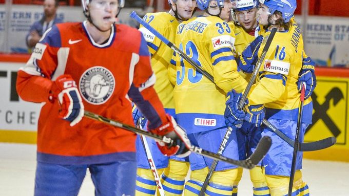 MS v hokeji 2012: Švédsko - Norsko (Švédsko, radost)