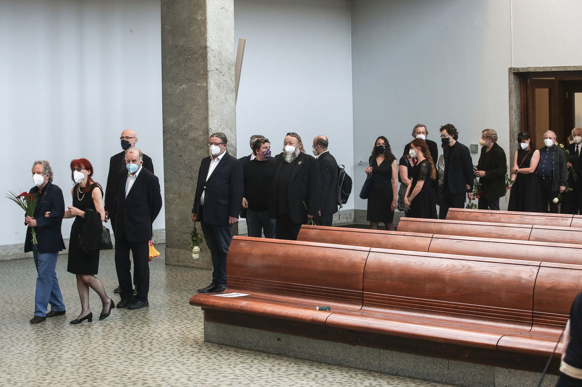 Pohřeb Ivan Havel, Krematorium Strašnice
