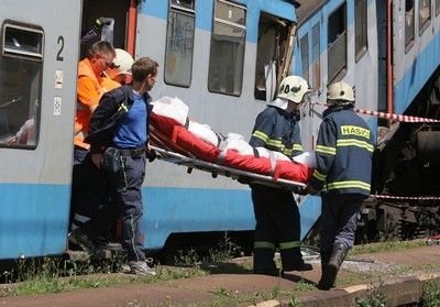 Vlaková nehoda v Čerčanech