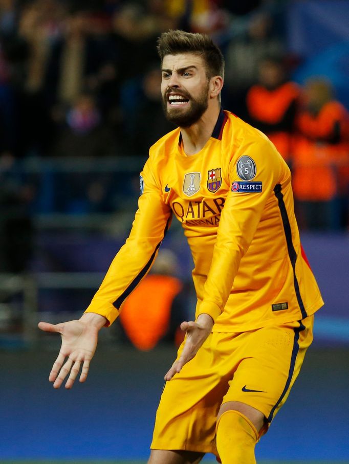 Barcelona's Gerard Pique