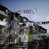 Prádlo na balkonech ve Stěpanakertu, největším městě v Náhorním Karabachu.