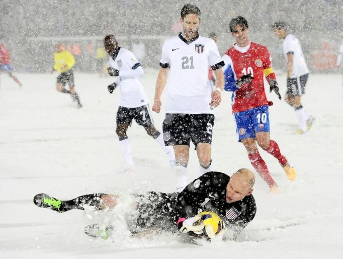 Fotbal, USA - Kostarika: Brad Guzan