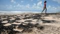 Ropná skvrna na severovýchodním pobřeží Brazílie