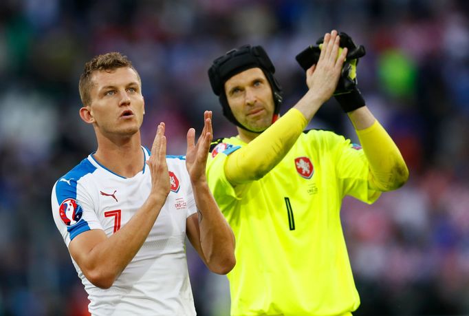 Euro 2016,Česko-Chorvatsko: Petr Čech - Tomáš Necid