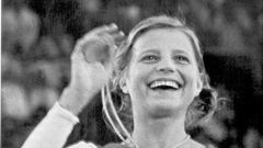 Olga Korbutová na olympiádě v Mnichově 1972