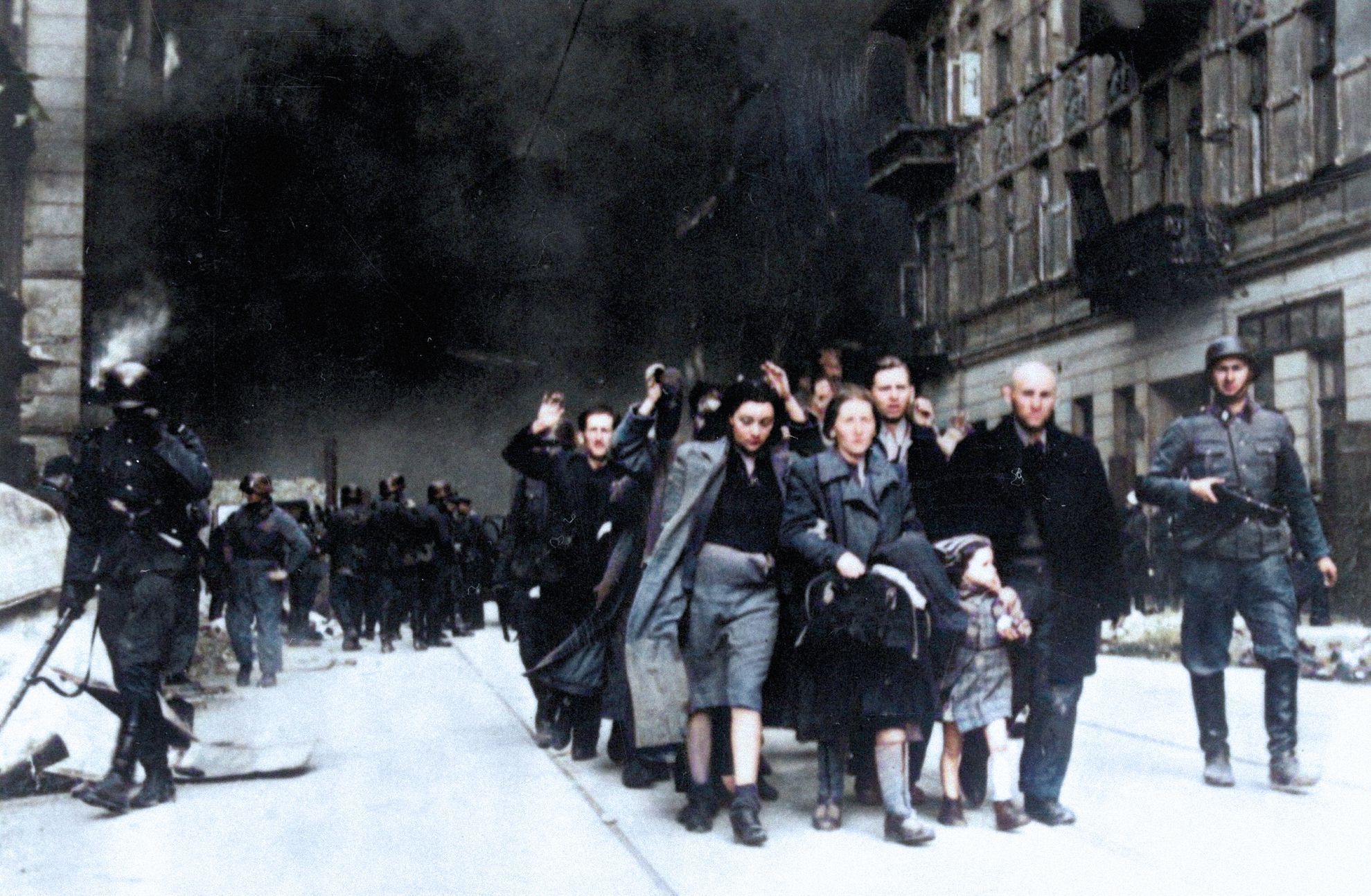 Varšavské ghetto, Varšava, Holocaust, Nacismus, Válka, Židé, Polsko