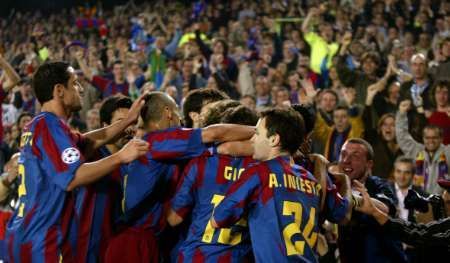 Barcelona slaví gól