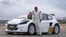 Jacques Villeneuve v MS v rallyekrosu 2014 v Peubeotu