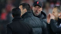 Liverpool - Arsenal, Jürgen Klopp vs Mikel Arteta, Premier League