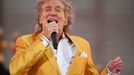 Rod Stewart na oslavách platinového jubilea Alžběty II. v létě 2022.