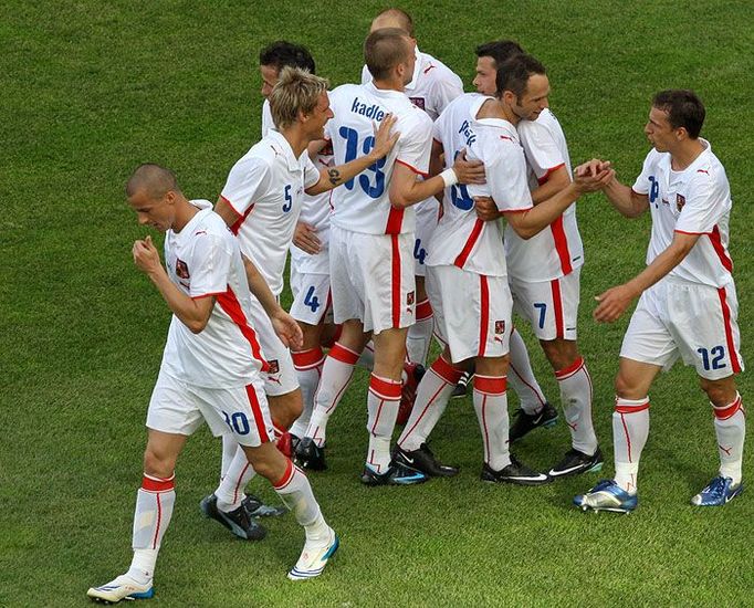 Češí slaví. Nakonec přehráli skotské soupeře 3:1.