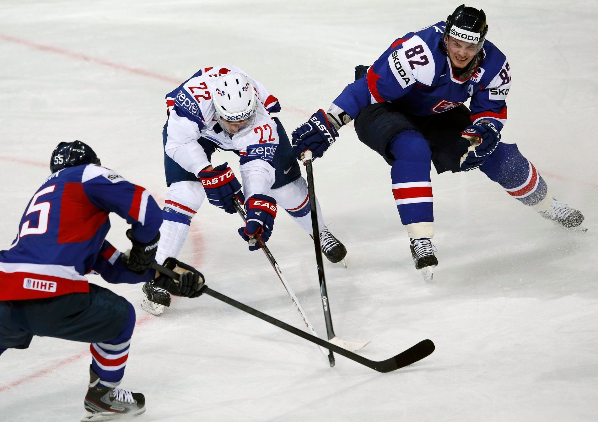 MS v hokeji 2013, Slovensko - Francie: Tomáš Kopecký (82) - Brian Henderson (22)