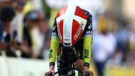Jonas Vingegaard v časovce v 5. etapě Tour de France 2025
