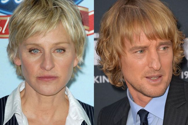 Ellen DeGeneresová a Owen Wilson