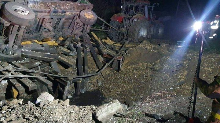 "Zavládlo zděšení." Polsko rychle vědělo, že raketa je z Ukrajiny, čekalo ale na USA; Zdroj foto: obtained from social media by Reuters